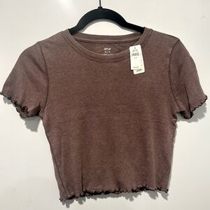 NWT Aerie Ribbed Crop Top Size XS